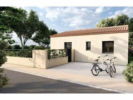 terrain avec maison neuve à vendre