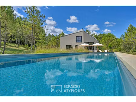 architecture contemporaine et vue exceptionnelle