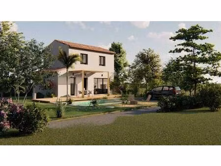 terrain avec maison neuve à vendre