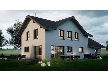 terrain avec maison neuve à vendre