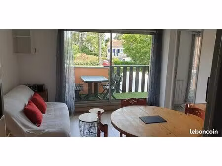 t2 bis (6pers) la baule résidence avec piscine