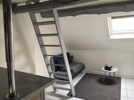 studio meublé 17m² avec mezzanine – pontoise centre