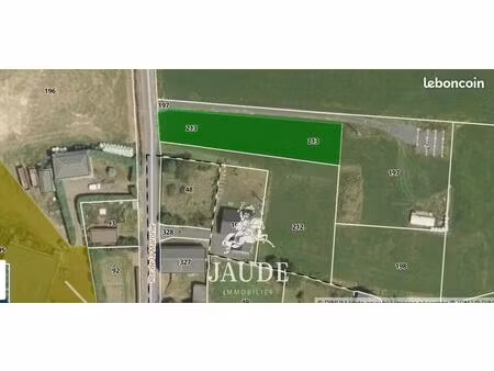 terrain 1000 m² vernines