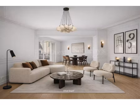 vente appartement 4 pièces 90 m² à paris 16ème (75016)  1 475 000 €