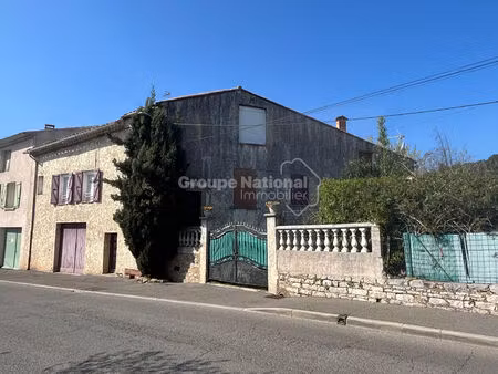 maison composée de 2 logements t2 avec entrées séparées avec jardin de 213m² et remise tra