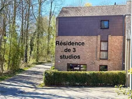 immeuble de 3 studios au calme sans charge de copropriete