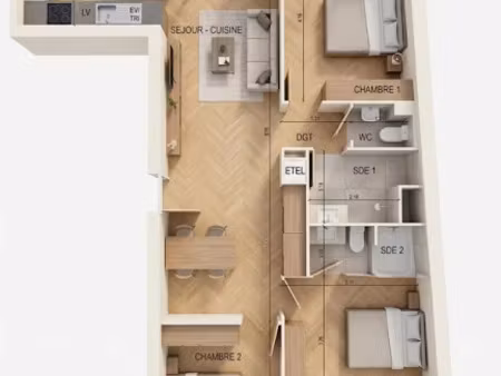 vente appartement 4 pièces 90 m² à pantin (93500)  525 000 €