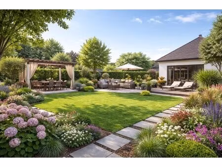 maison 4 pièces avec jardin et parkings - 10 mn rer c-