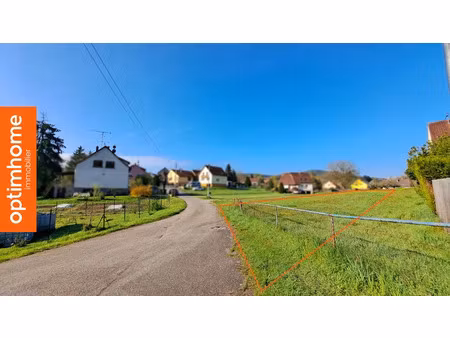 vente terrain 1024 m² à weiterswiller (67340)  69 000 €