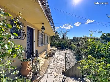 cannes croix des gardes - exclusivité - maison individuelle 134m2 - terrain 1000m2