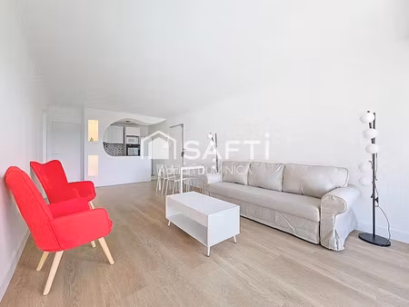 location meublée appartement 3 pièces 63 m² à meudon la foret (92360)  1 550 €