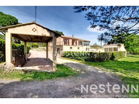 maison vidauban 4 pièce(s) 113m2 - terrain 3588m2 - garage - piscine - pool house