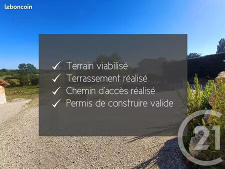 terrain 1 695 m² polliat