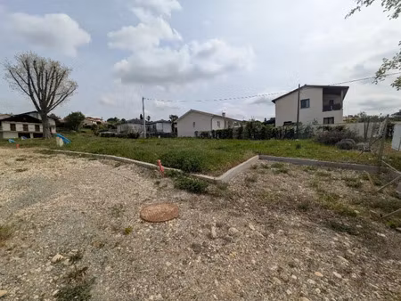 vente terrain 345 m² à jassans-riottier (01480)  165 000 €