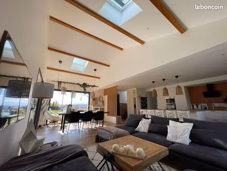 villa contemporaine 2023 - 157 m² - 5 ch - 8 pièces - piscine - pergola bioclimatique - ga