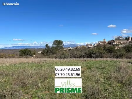 terrain 1 000 m² montmeyan