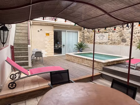 vente maison de village pezenas  138m² 6 pièces 280 000€ avec piscine