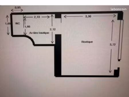 à vendre fond de commerce rue animée sur levallois