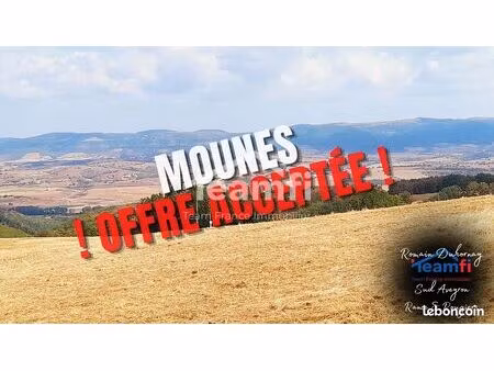 terrain 1018 m² mounes-prohencoux