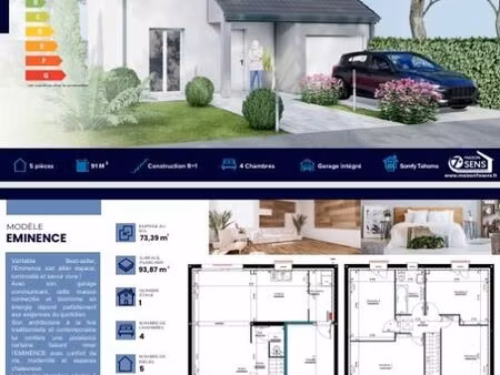 maison 5 pièces 91 m²