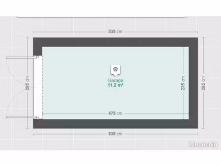 box/ garage 11m² - quartier victor hugo - en face de la base du 1er rima