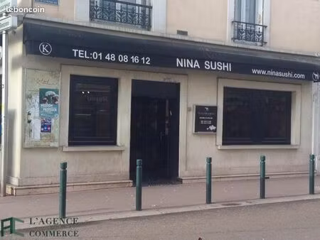 fonds de commerce restauration rapide 150 m²