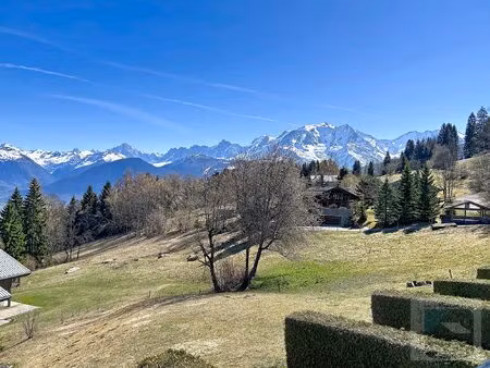studio à vendre à combloux face à la chaîne du mont-blanc