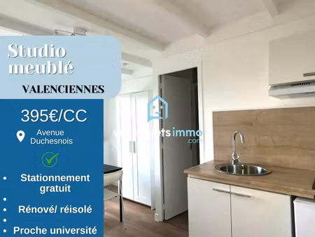 location appartement 1 pièce 14 m² à valenciennes (59300)