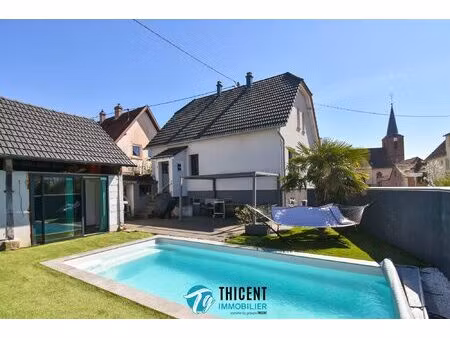 à vendre – maison 4 pièces rénovée avec piscine et dépend