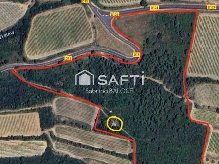 terrain agricole de 31000m2 avec mazet cadastré