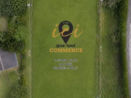 terrain 981 m² le merzer
