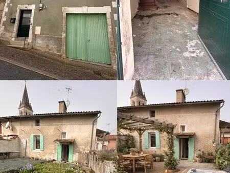 maison avec jardin et fort potentiel – 75 m² habitables + 25 m² aménageables – dordogne