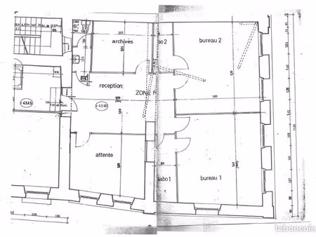 bureaux 100 m² bergerac