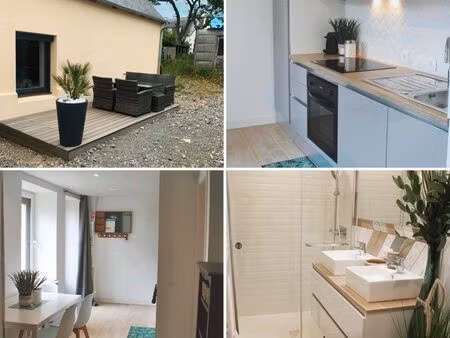 maison meublée + terrasse