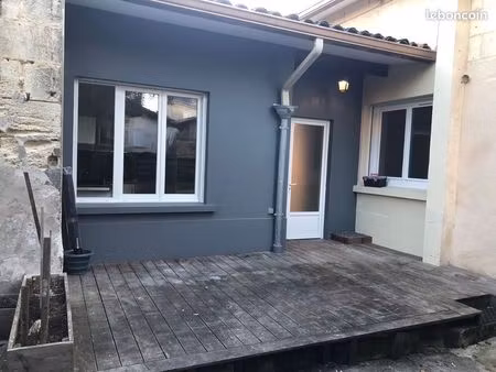 duplex t2 rénové 51 m² avec terrasse