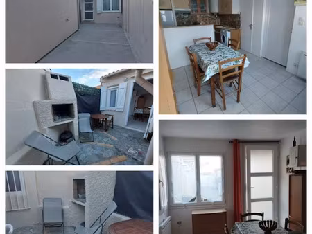 location meublée maison 3 pièces 35 m² à canet-en-roussillon (66140)  550 €