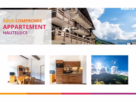 appartement de 33 m² à hauteluce - 140 000 €