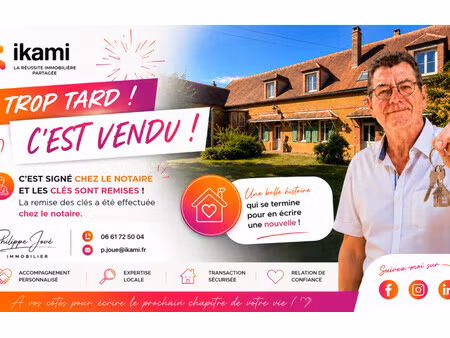 maison de 308 m² à theil-sur-vanne - 280 000 €