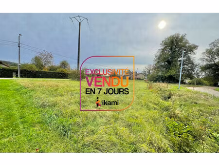 terrain à batir de 694 m² à montigny sur l ain - 34 700 €