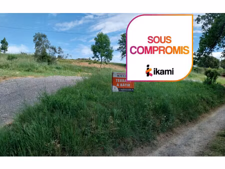 terrain à batir de 1 110 m² à st georges les bains - 185 600 €