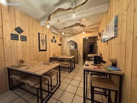 à vendre fonds de commerce -charmant restaurant au coeur de sommières