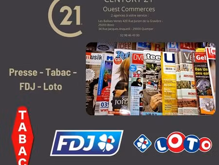 fonds de commerce bar  tabac plouveventer