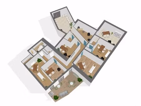 a louer bureaux de 13 à 22m2 très lumineux - muret centre