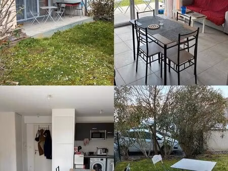 vends appartement t2 pmr avec jardin