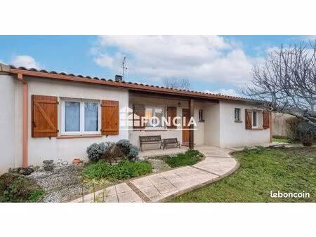 aucamville maison t4 de plain pied avec garage
