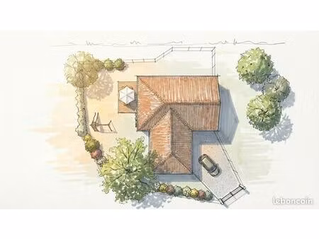 terrain à vendre avec pc déposé