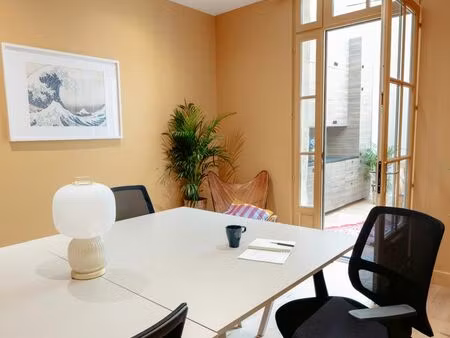 bureau privé 4 ou 8 postes plein centre bordeaux