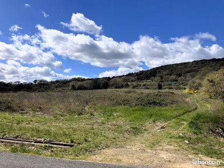 terrain 6 140 m² en bord de route | les baumes – 34320 fontes