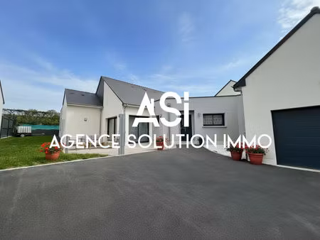 maison recente plain pied garage et jardin louverne