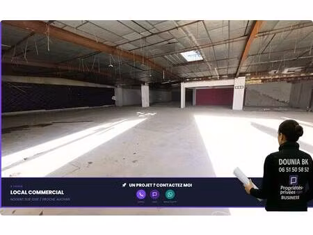 local commercial à louer 568 m² nogent-sur-oise emplacement prime